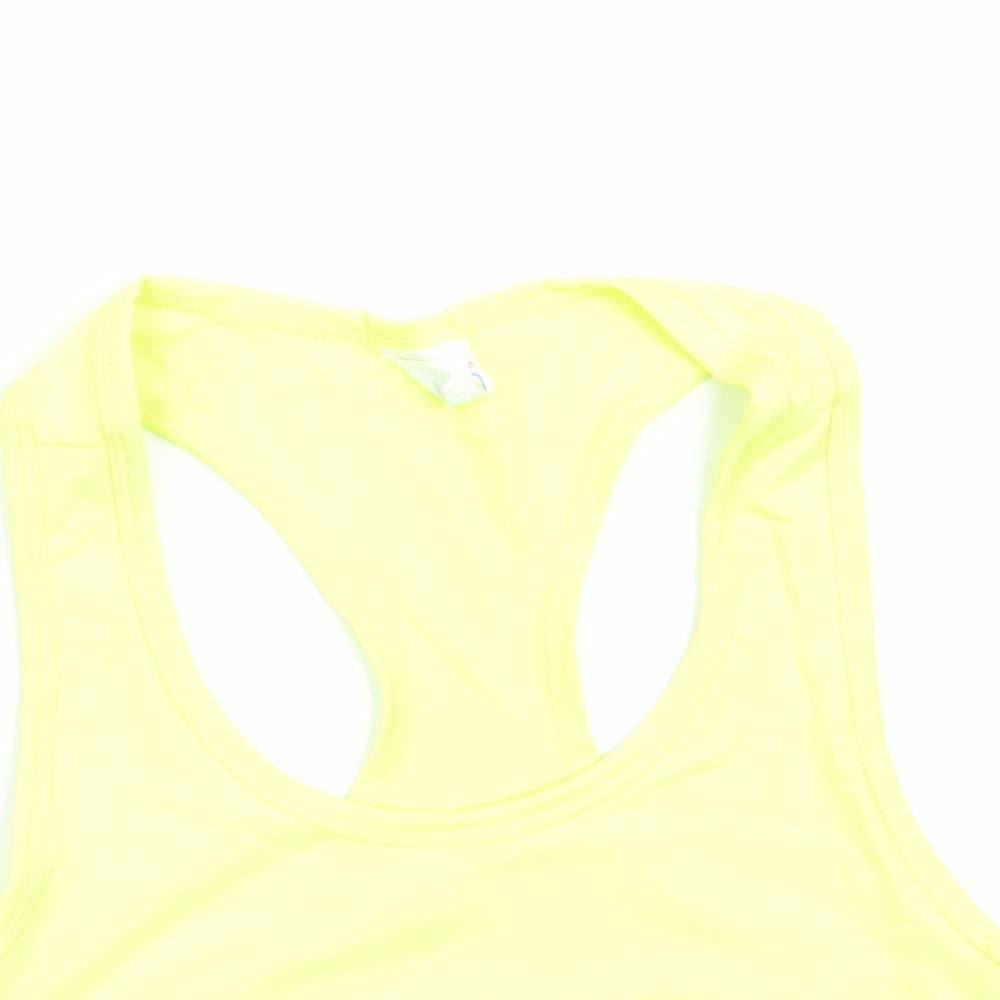 Awdis Womens Yellow   Basic T-Shirt Size M