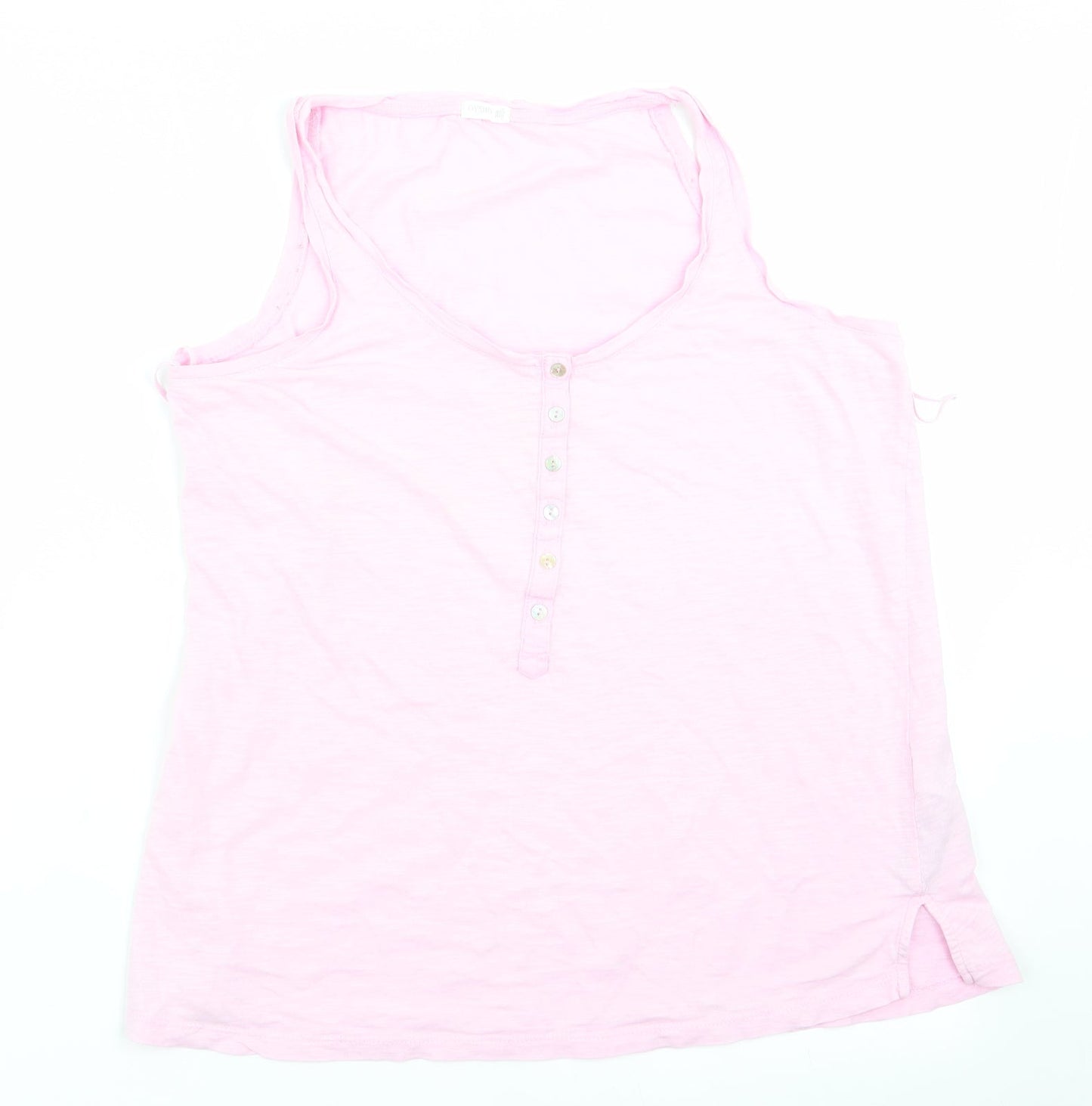 Womens UK Size XS Oysho Pink Basic Tank