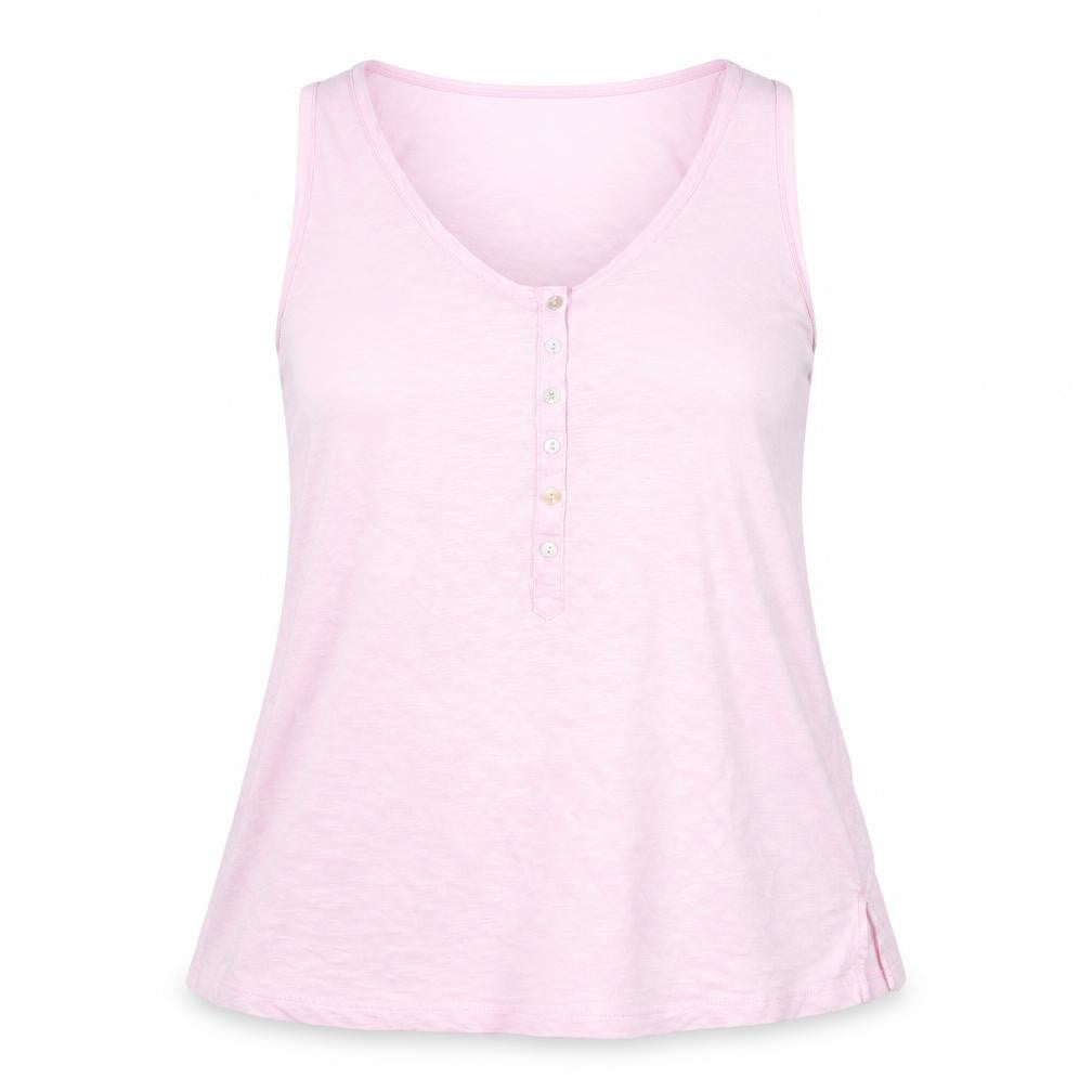 Womens UK Size XS Oysho Pink Basic Tank