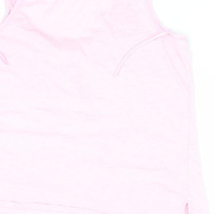 Womens UK Size XS Oysho Pink Basic Tank