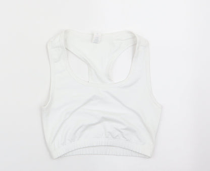 Awdis Womens White   Basic T-Shirt Size M