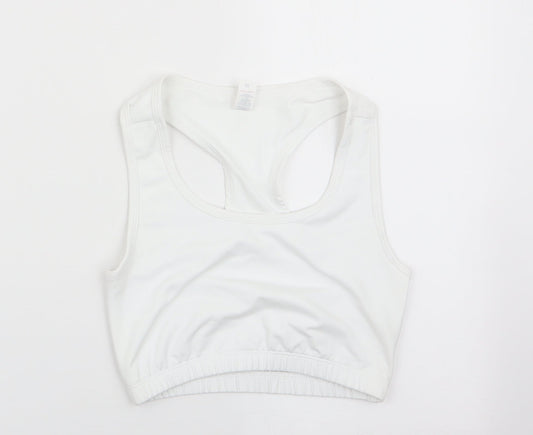 Awdis Womens White   Basic T-Shirt Size M