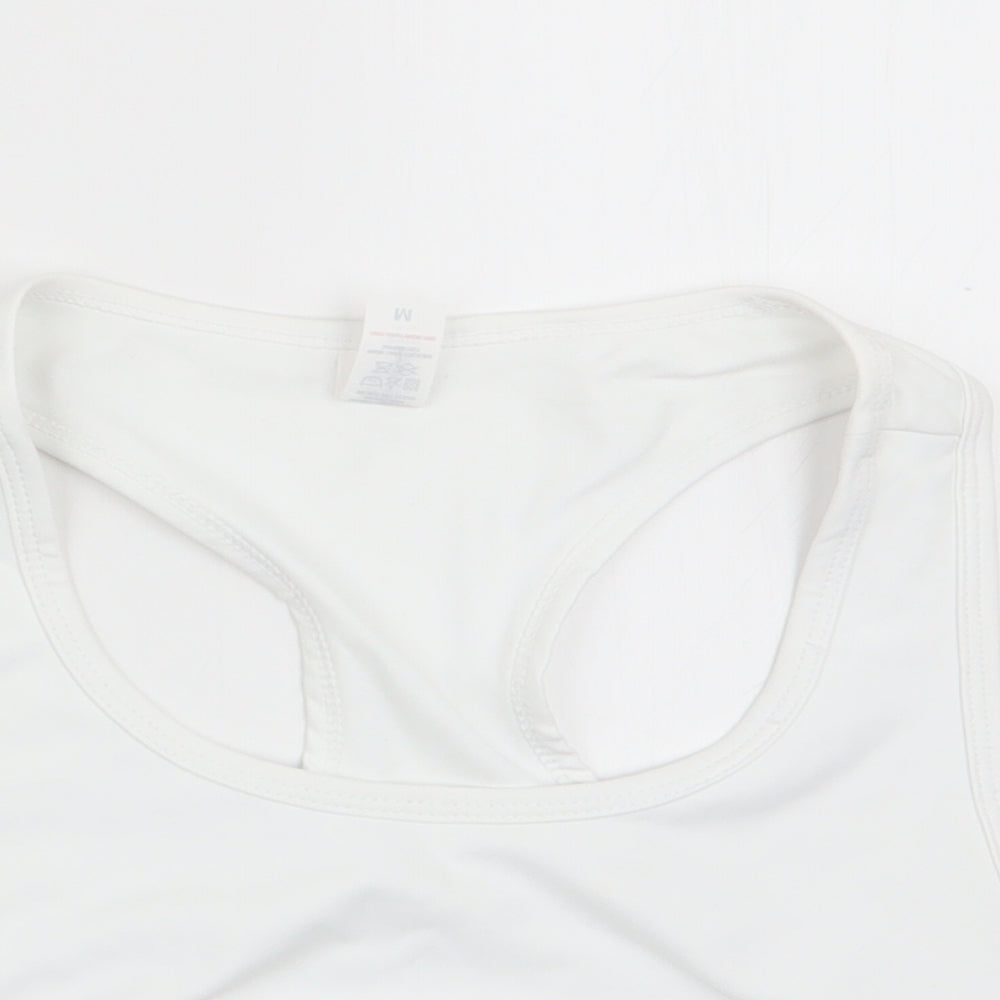 Awdis Womens White   Basic T-Shirt Size M