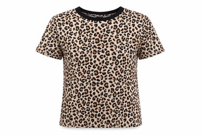 Womens UK Size 10 Divided Beige Basic T-Shirt