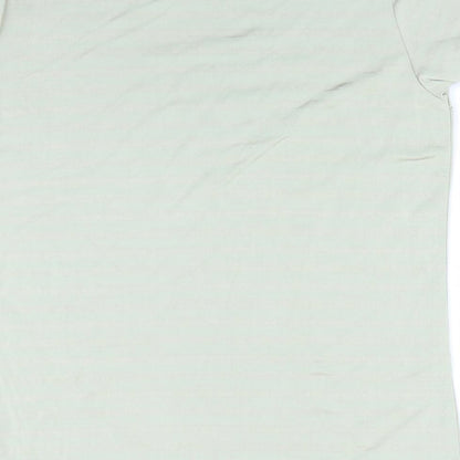 Womens UK Size 12 Preworn Green Basic T-Shirt