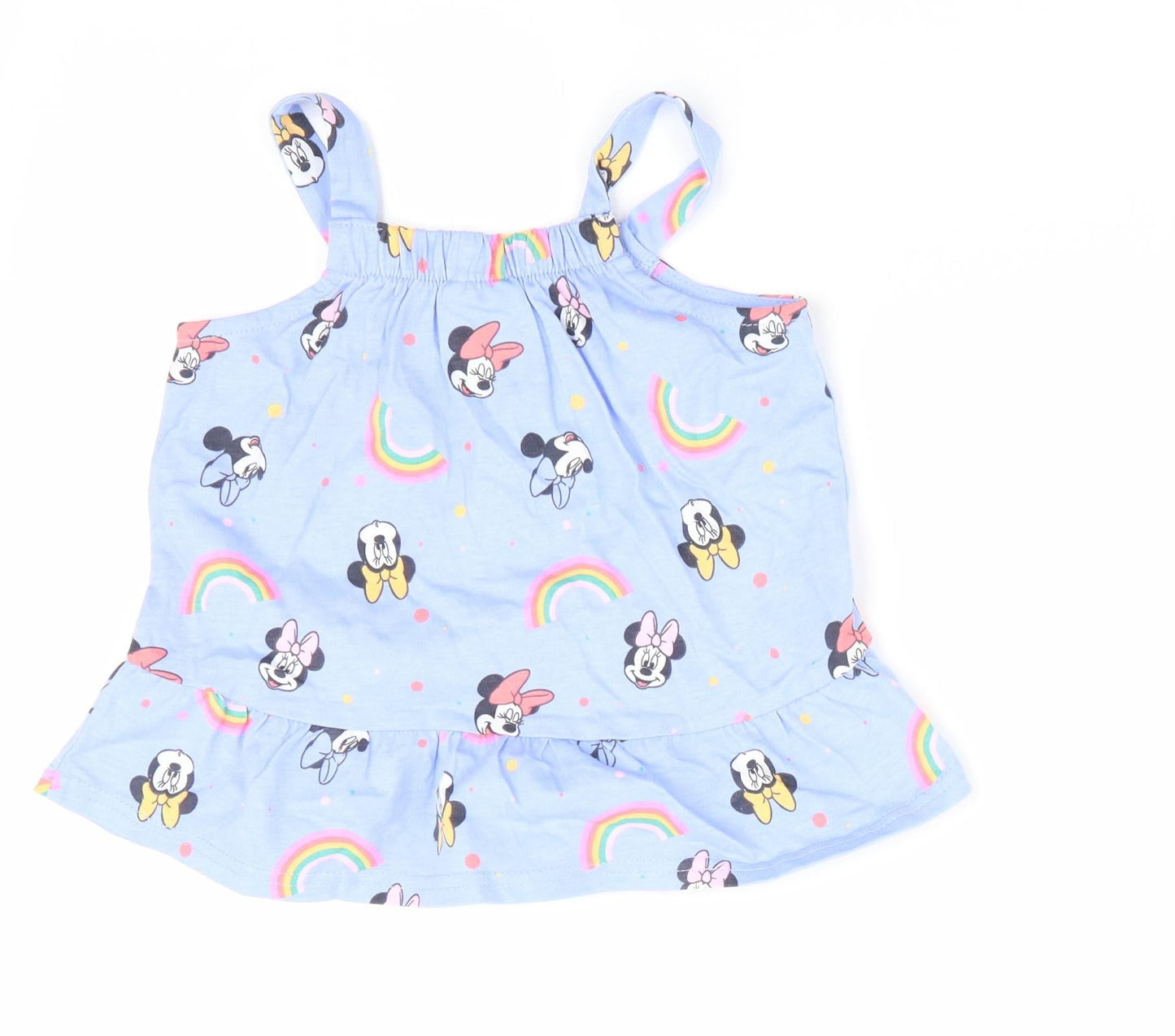 Disney at George Girls Purple Animal Print  A-Line  Size 18-24 Months  - Minnie & Mickey