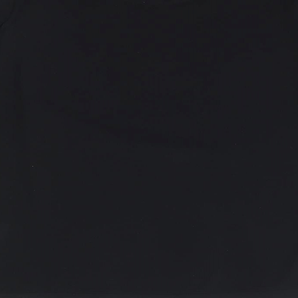 Womens UK Size 14 New Look Black Basic Blouse