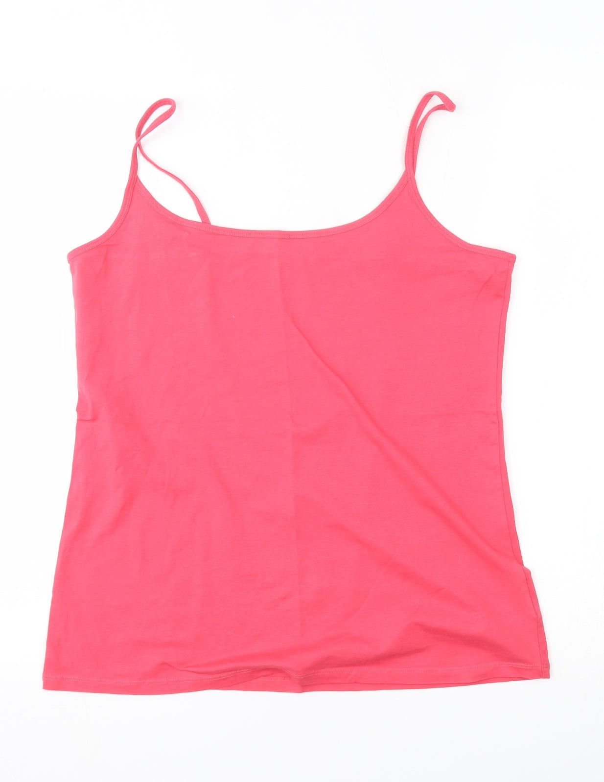 Womens UK Size 16 NEXT Pink Basic Tank