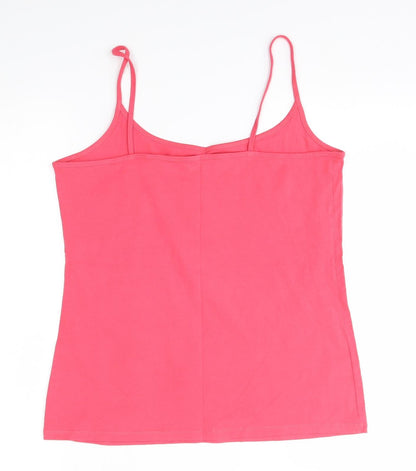 Womens UK Size 16 NEXT Pink Basic Tank