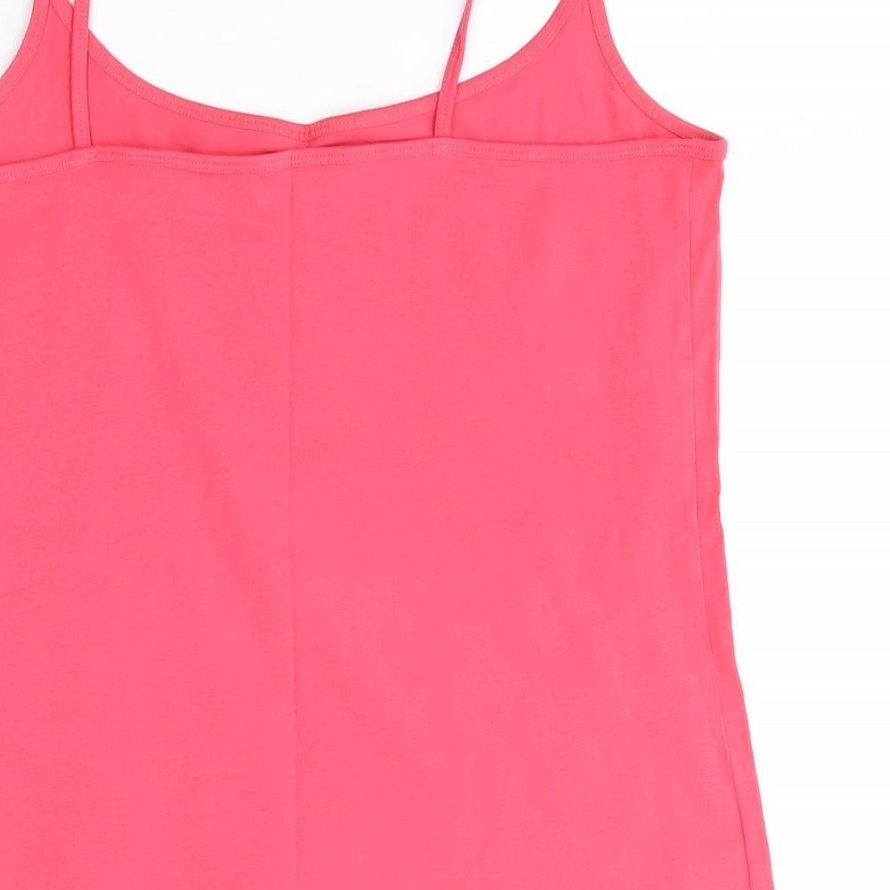 Womens UK Size 16 NEXT Pink Basic Tank