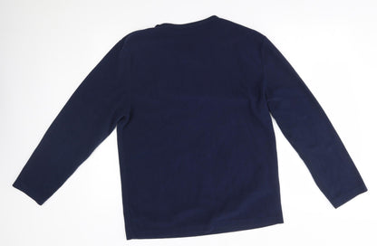 Mens UK Size L Matalan Blue Pullover Sweatshirt