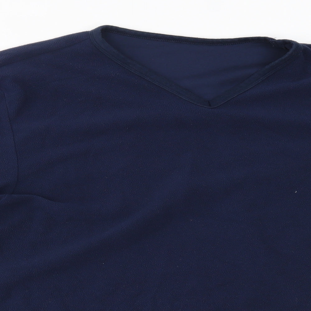 Mens UK Size L Matalan Blue Pullover Sweatshirt