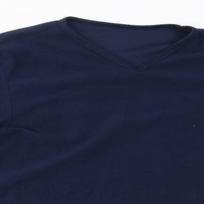 Mens UK Size L Matalan Blue Pullover Sweatshirt
