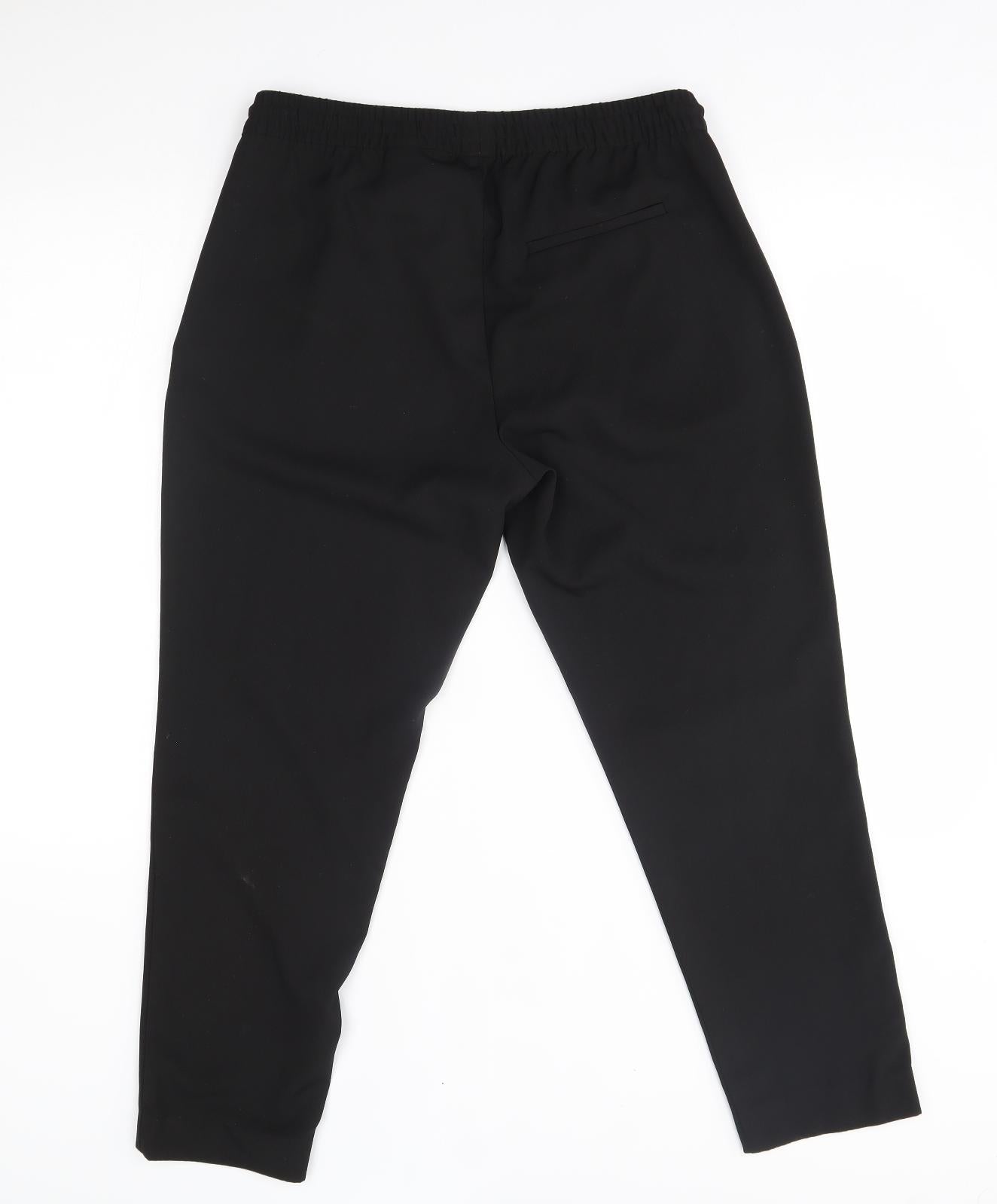 Womens UK Size S H&M Regular Fit  Black Trousers