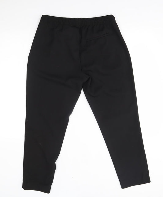 Womens UK Size S H&M Regular Fit  Black Trousers