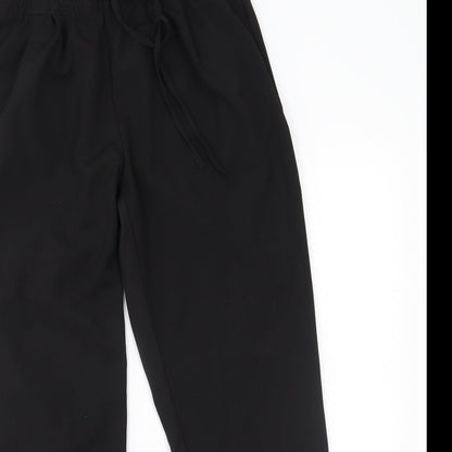 Womens UK Size S H&M Regular Fit  Black Trousers