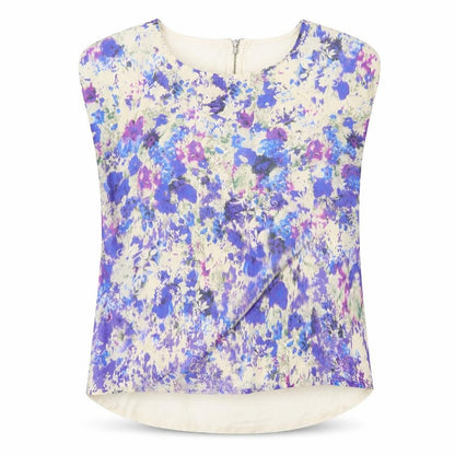 Womens UK Size 10 Warehouse Multicoloured Basic Blouse
