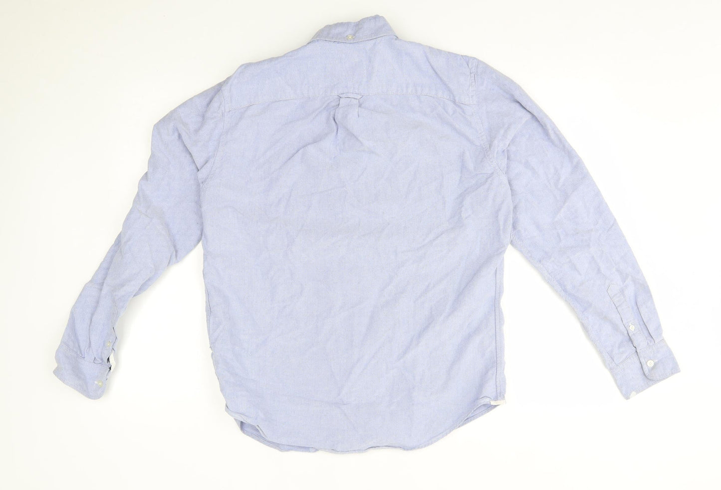 Mens UK Size M Gap Blue  Button-Up Long Sleeve Casual Shirt