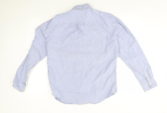 Mens UK Size M Gap Blue  Button-Up Long Sleeve Casual Shirt