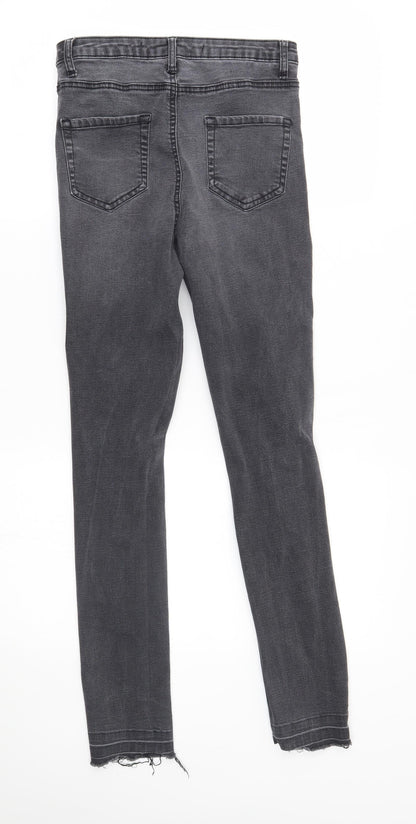 Primark Womens Grey   Skinny Jeans Size 10 L28 in -