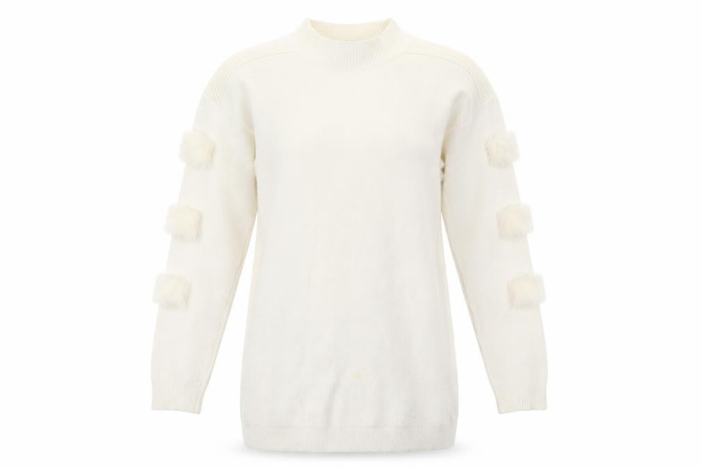 Womens UK Size One Size TU White Pullover Jumper