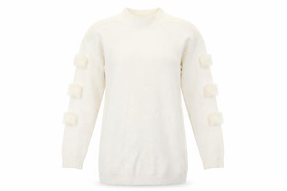 Womens UK Size One Size TU White Pullover Jumper