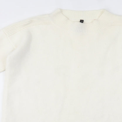 TU Womens White   Pullover Jumper One Size
