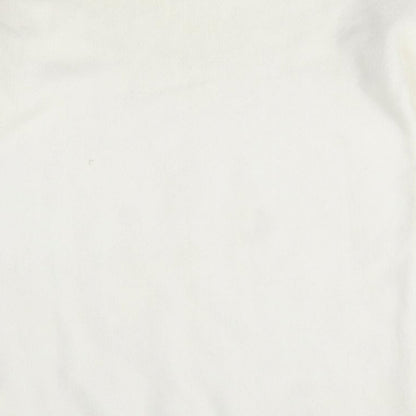 TU Womens White   Pullover Jumper One Size