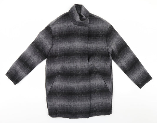 Primark Womens Grey   Overcoat Coat Size 10