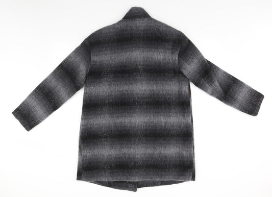 Primark Womens Grey   Overcoat Coat Size 10