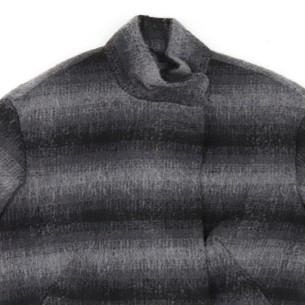 Primark Womens Grey   Overcoat Coat Size 10