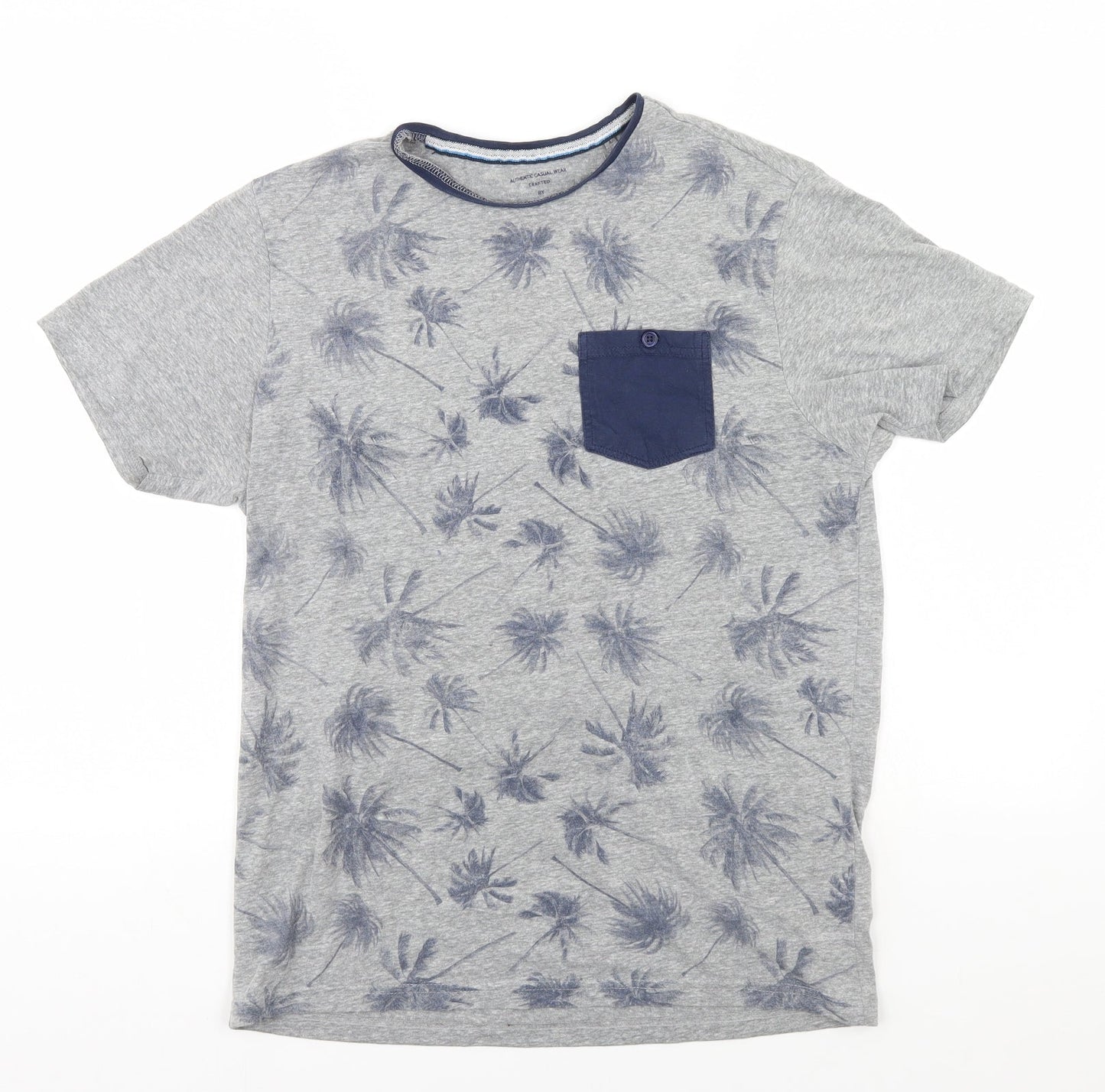 Mens UK Size M Easy Grey  T-Shirt