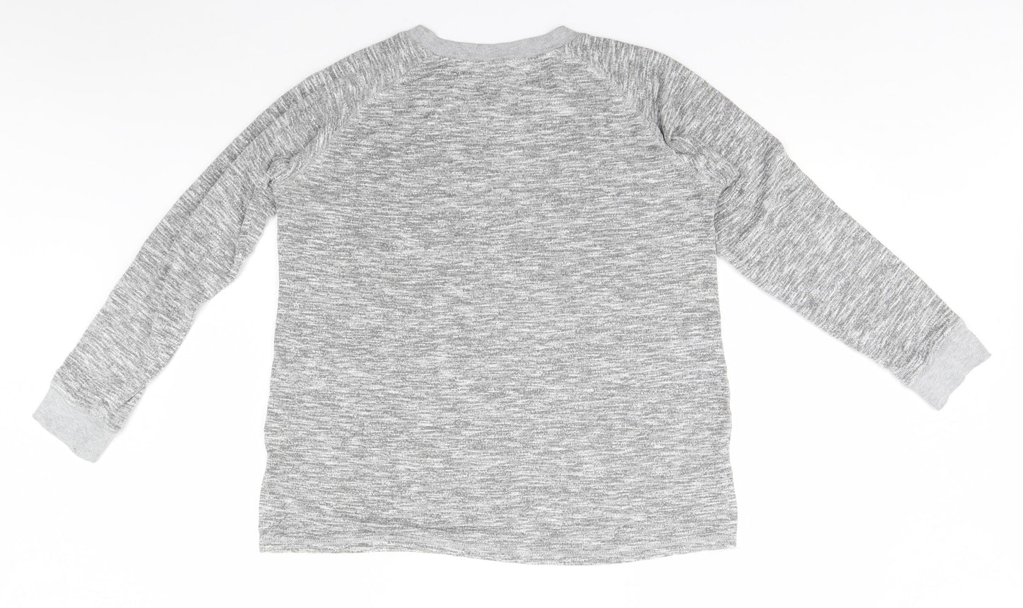 Womens UK Size 14 Peacocks Grey Pullover Jumper