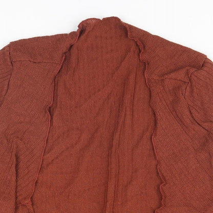 SheIn Womens Brown   Basic Blouse Size M