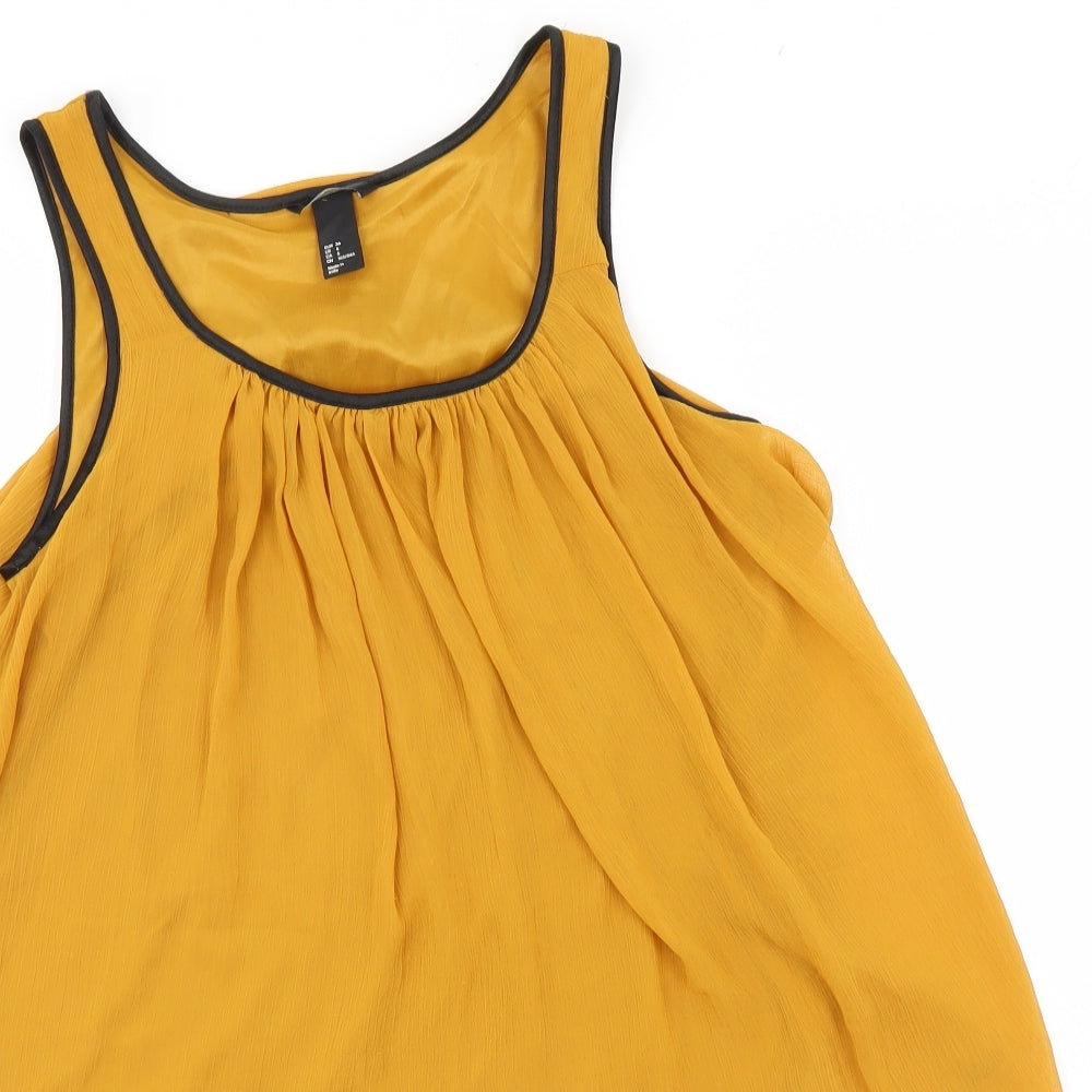H&M Womens Orange   A-Line  Size 8
