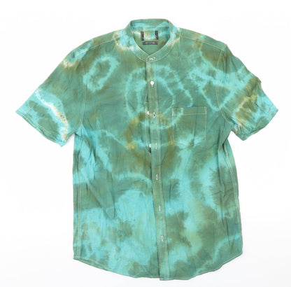 Primark Boys Multicoloured Geometric  Basic Button-Up Size L