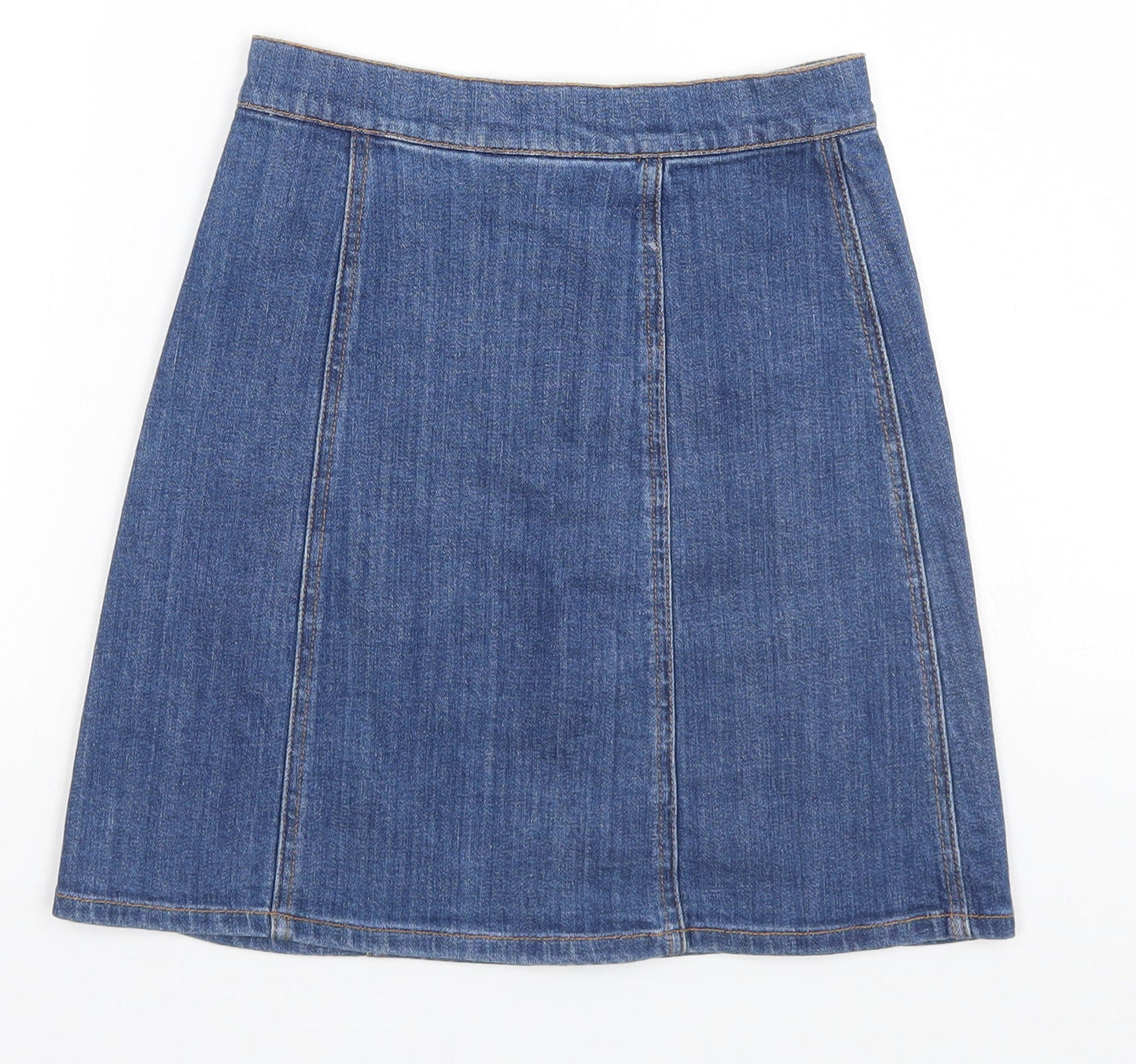 H&M Womens Blue   Straight & Pencil Skirt Size 4