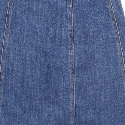 H&M Womens Blue   Straight & Pencil Skirt Size 4