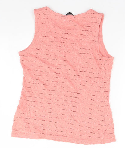 New Look Womens Pink   Basic Tank Size 8