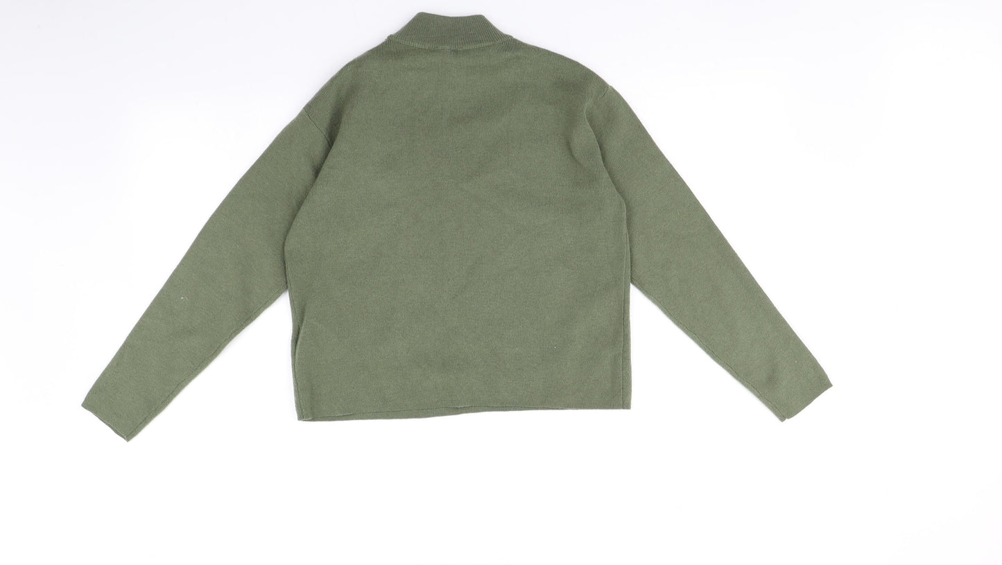 Primark Girls Green   Pullover Jumper Size 11-12 Years