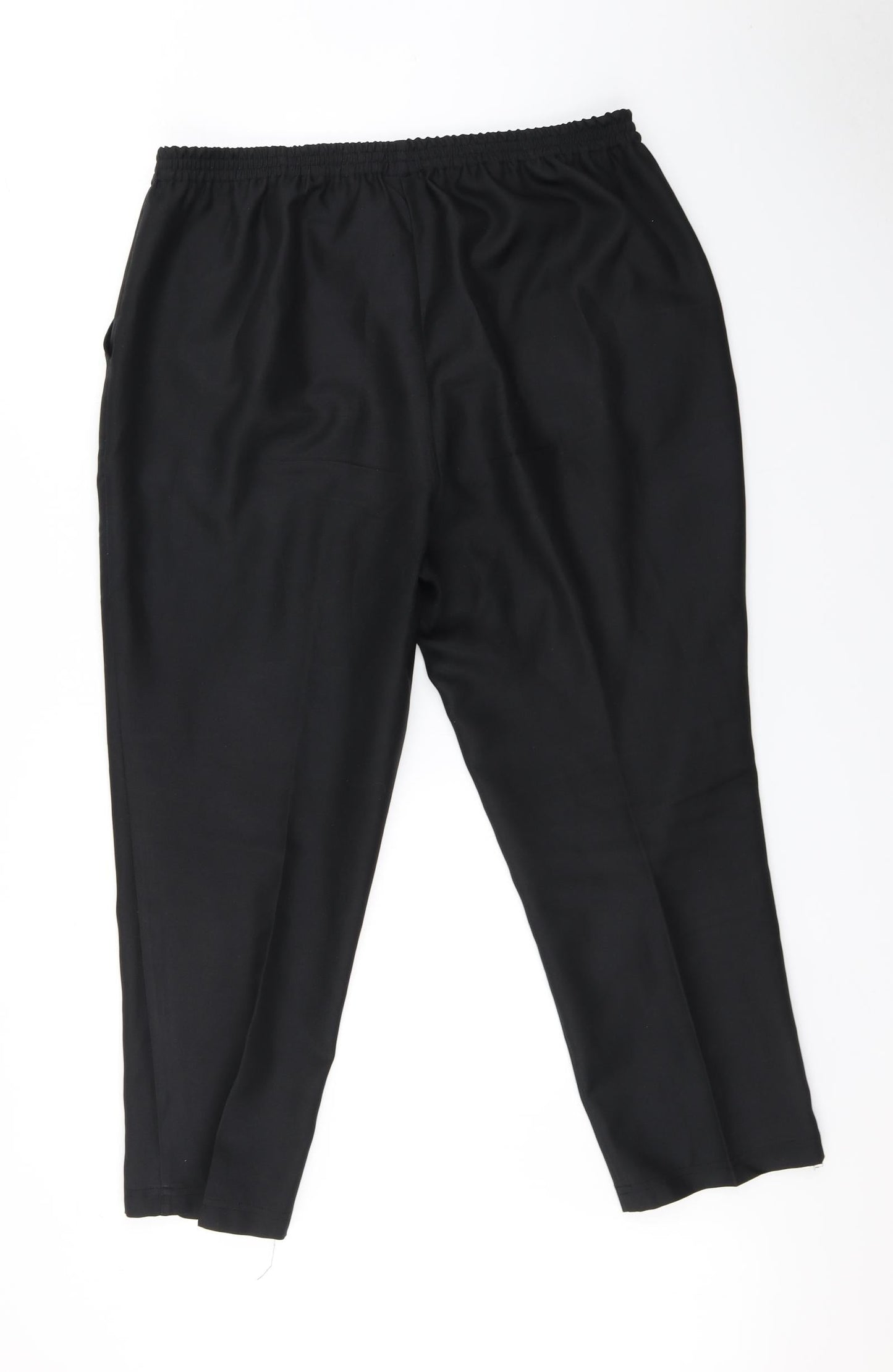 Womens UK Size 20 Damart Regular Fit  Black Trousers