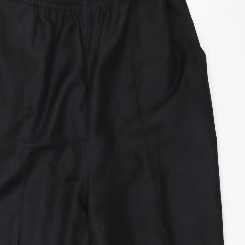 Womens UK Size 20 Damart Regular Fit  Black Trousers
