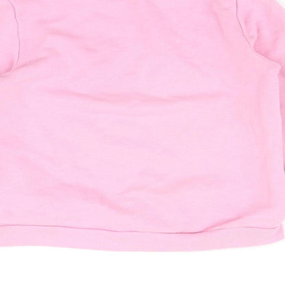 H&M Girls Pink   Pullover Jumper Size 7 Years
