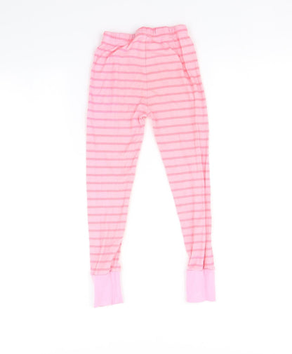 BigKosh Girls Pink Striped  Jegging Trousers Size 6 Years - leggings