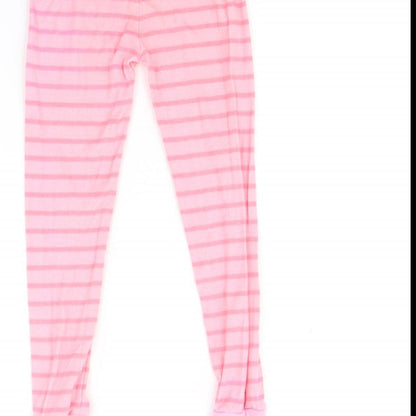 BigKosh Girls Pink Striped  Jegging Trousers Size 6 Years - leggings