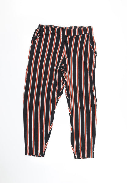 Capsule Womens Multicoloured Striped  Trousers  Size 14 L25 in