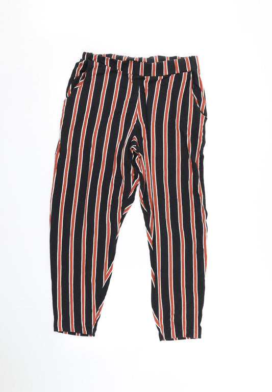 Capsule Womens Multicoloured Striped  Trousers  Size 14 L25 in