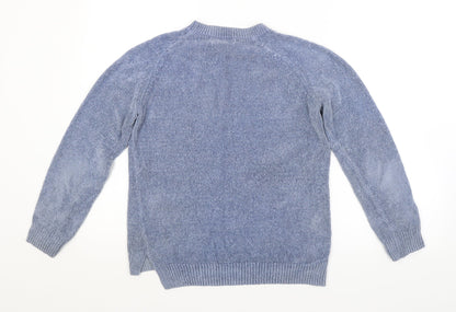 F&F Womens Blue   Pullover Jumper Size 8