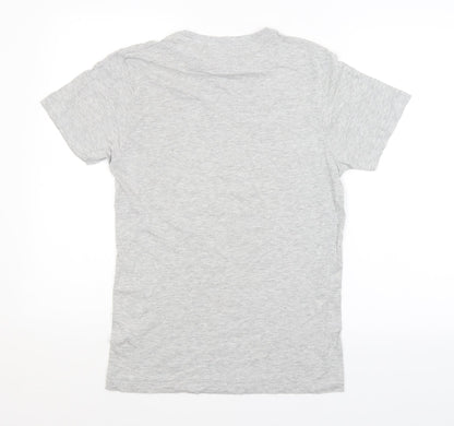 Mens UK Size M Cedar Wood State Grey  T-Shirt