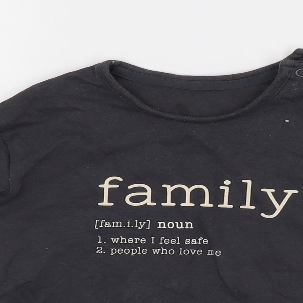 George Baby Grey   Basic T-Shirt Size 18-24 Months  - FAMILY